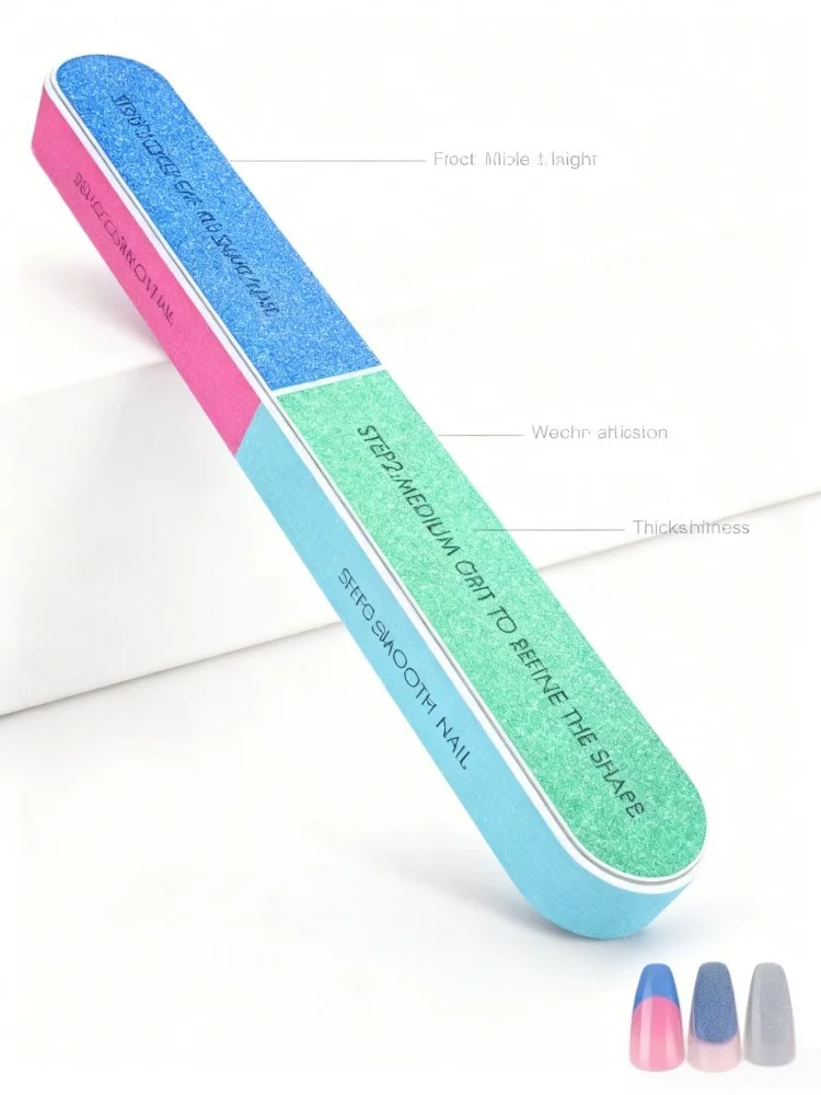 

Профессиональные двусторонние пилки для ногтей, многофункциональные пилочки-бамбук, моющиеся полировочные блоки для натуральных и акриловых ногтей, для маникюра