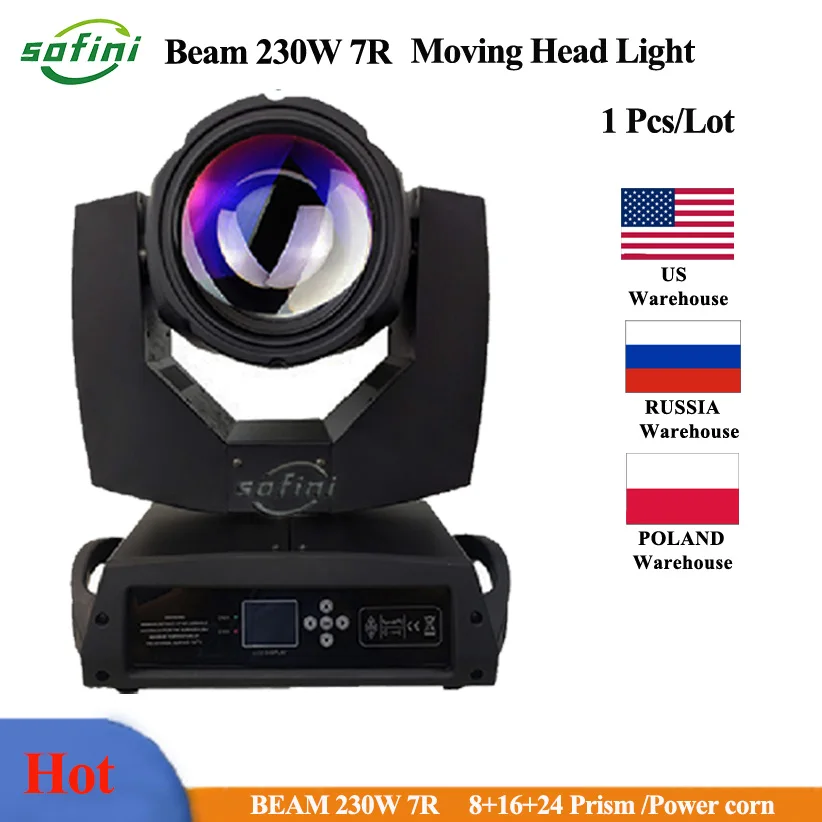 0 Tax Lyre Beam 230W 7R Moving Head Light 230W DJ Moving Key model Beam 7r Sharpy Beam 230 Stage Disco Light Power Corn MH