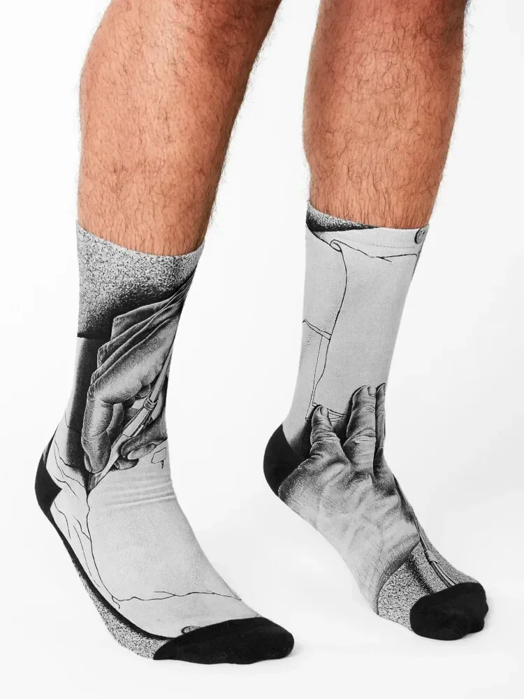 m c escher لوحات فنية جوارب هدية عيد الميلاد جوارب رجل جديد في الجوارب النسائية الرجالية