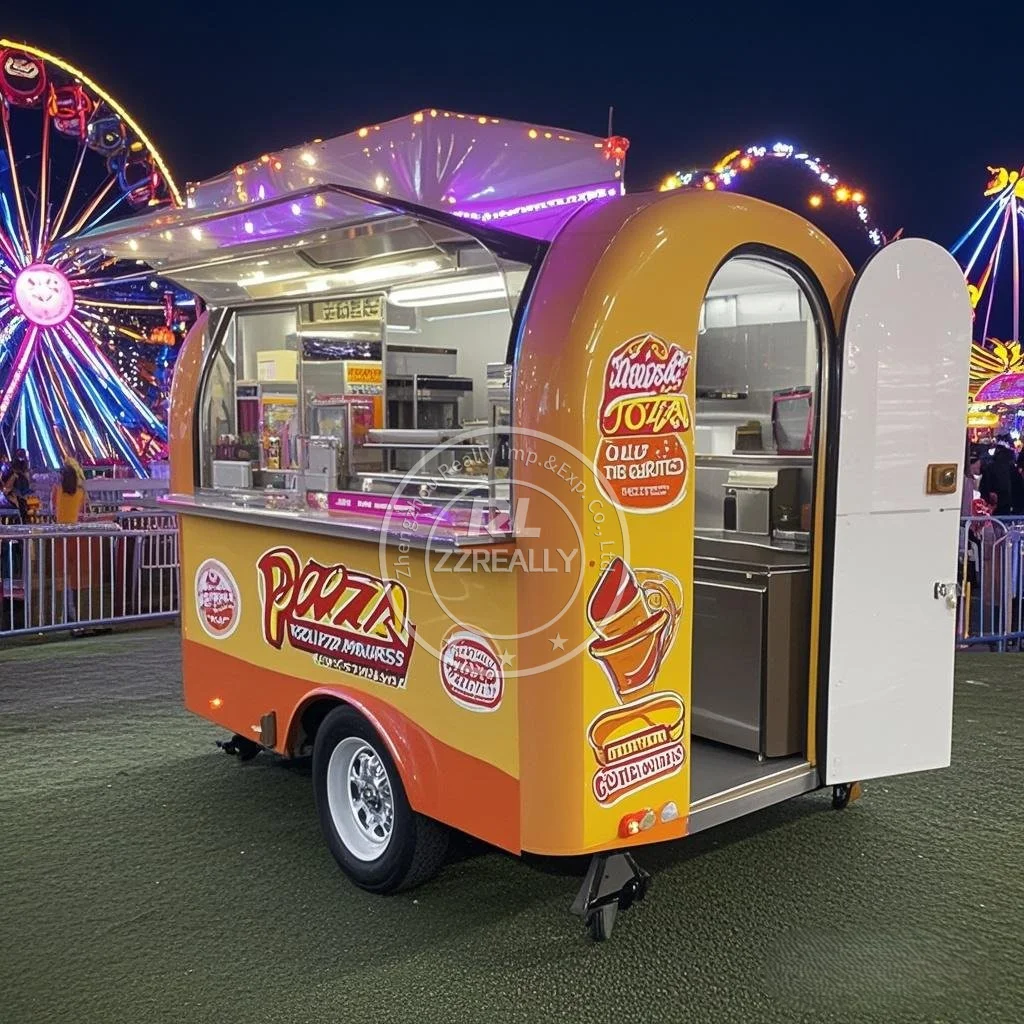 

2025 NEW Food Trailer Mobile Deep Fryer Mobile Kitchen Trailer Customized Concession Food Truck