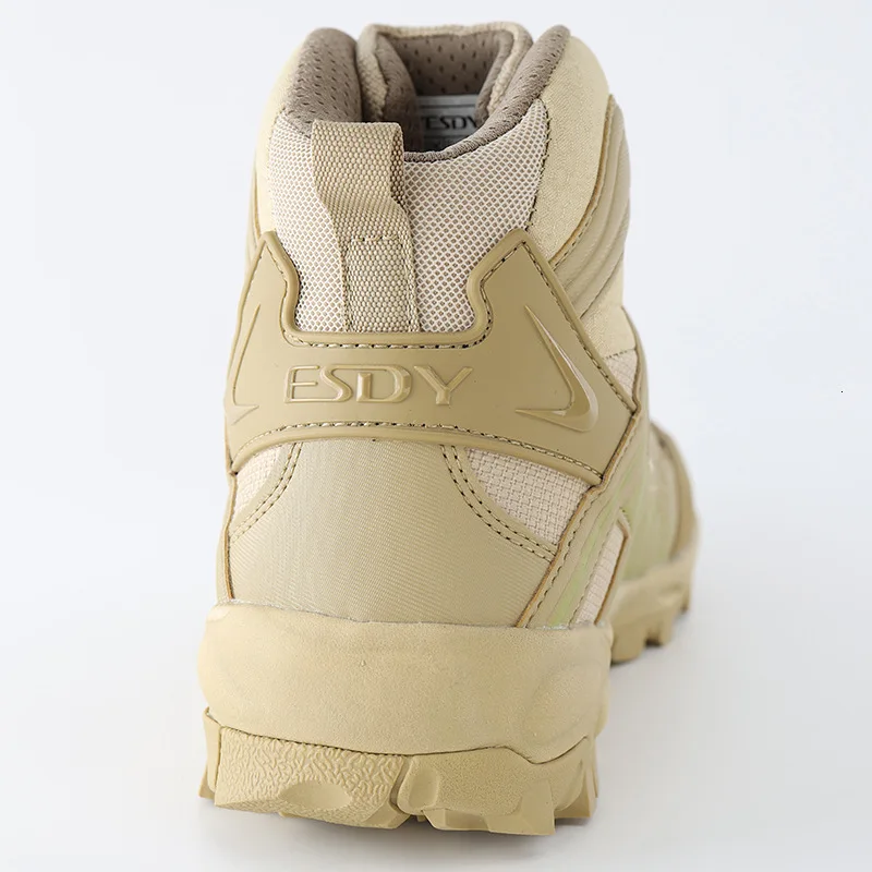 ESDY Brand Tactical Hunting Hiking Boots Outdoor Quick Reaction Breathable Men Shoes Ankle Boots Safety Climbing Shoes