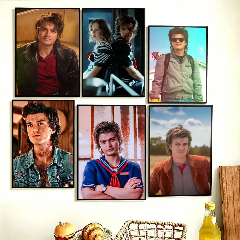 

Actor Joe cool Keery Poster Perfect Space Sticker Self Adhesive for Office Home Theater Wall Art Decor Fancy Gift