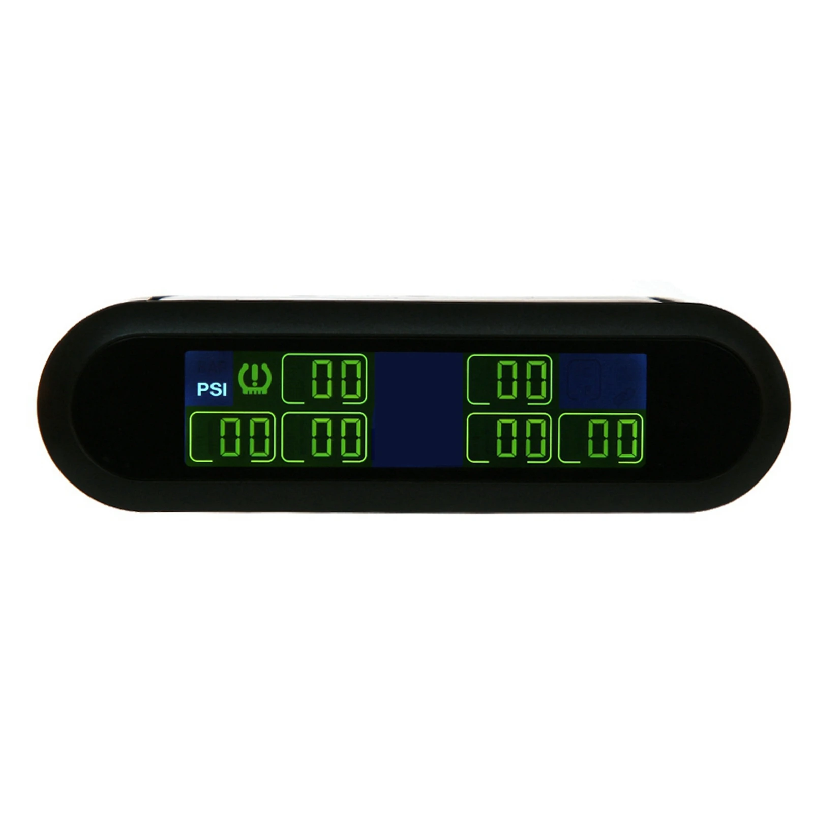 Monitor Tekanan Ban Mobil Sistem Pemantauan Tekanan Ban TPMS Surya Nirkabel Alarm Monitor LCD dengan 6 Sensor Eksternal TMPS Mobil