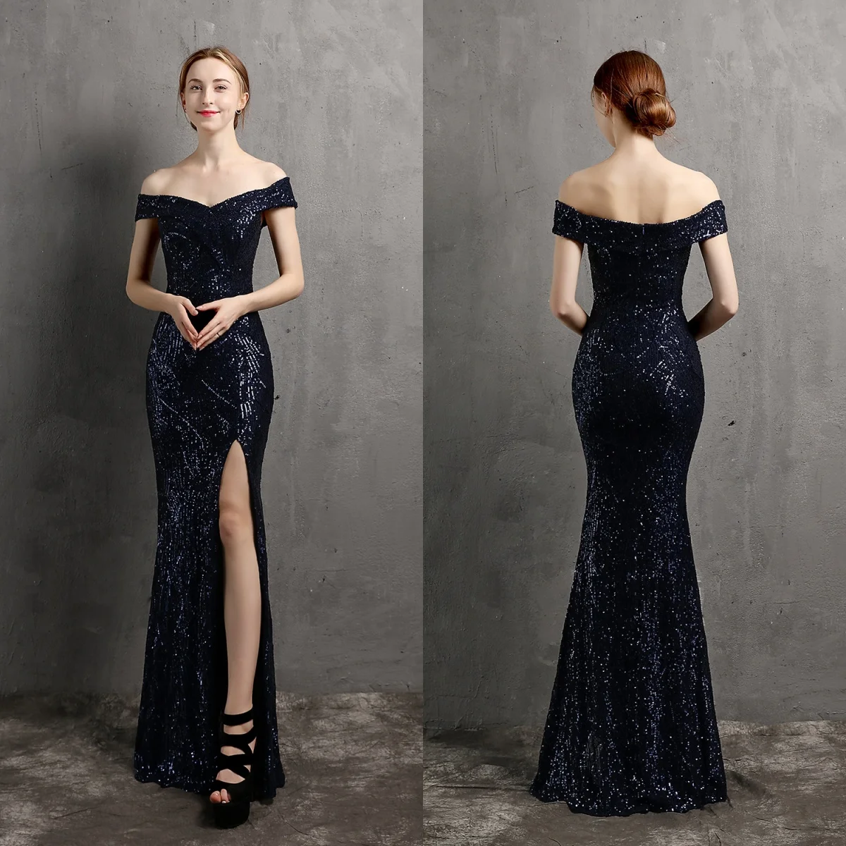 evening-dresses-black-sequins-stretchy-off-the-shoulder-zipper-mermaid-trumpet-floor-length-slit-women-party-formal-gowns-ye139