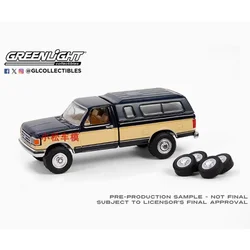 Greenlight Alloy 1:64 1991 Ford F-150 XLT Lariat/1989 Ford Taurus/2022 Tahoe Car Model With Doll Collection Display Souvenirs