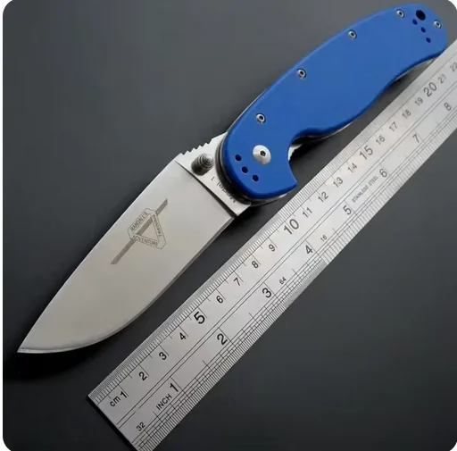 Eafengrow جودة عالية R1 سكين للفرد AUS-8 شفرة فولاذية سكاكين الجيب G10 مقبض للخارجية EDC التخييم بقاء