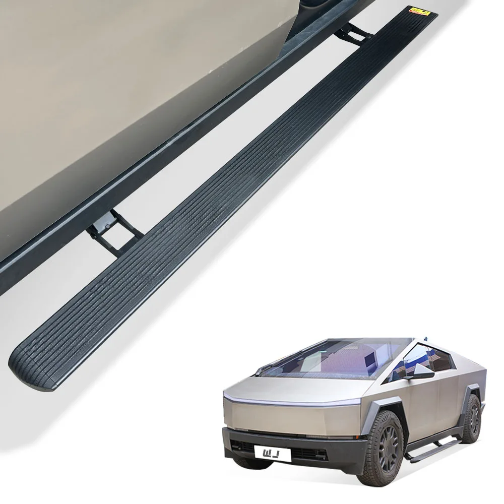 WJ Super Price LED Lights Aluminum Alloy IP67 Waterproof Car Padel SideSteps Electric Retractable Running Boards for Tesla 4