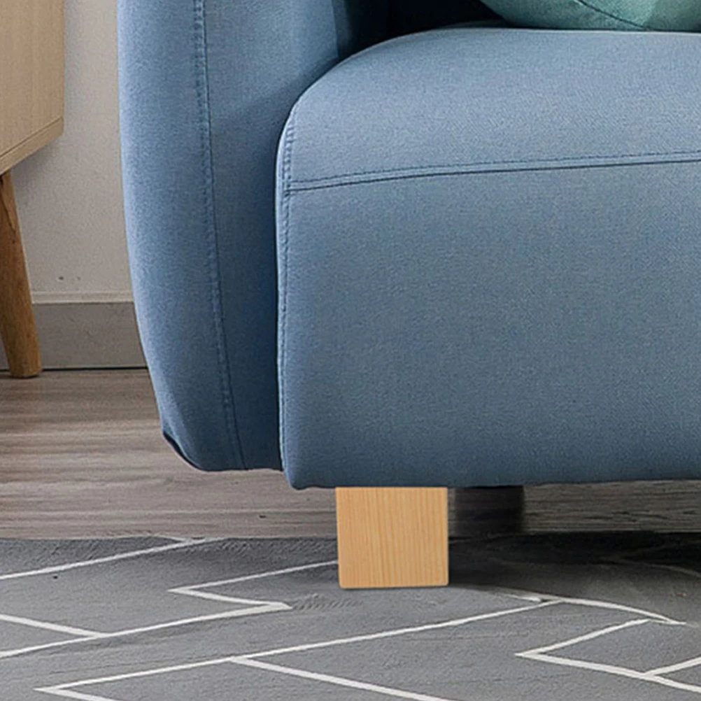 

4pcs Furniture Leg Extenders Heavy Duty Bed Lifters Non Slip Sofa Risers Desk Chair Table Elevator Blocks Pad