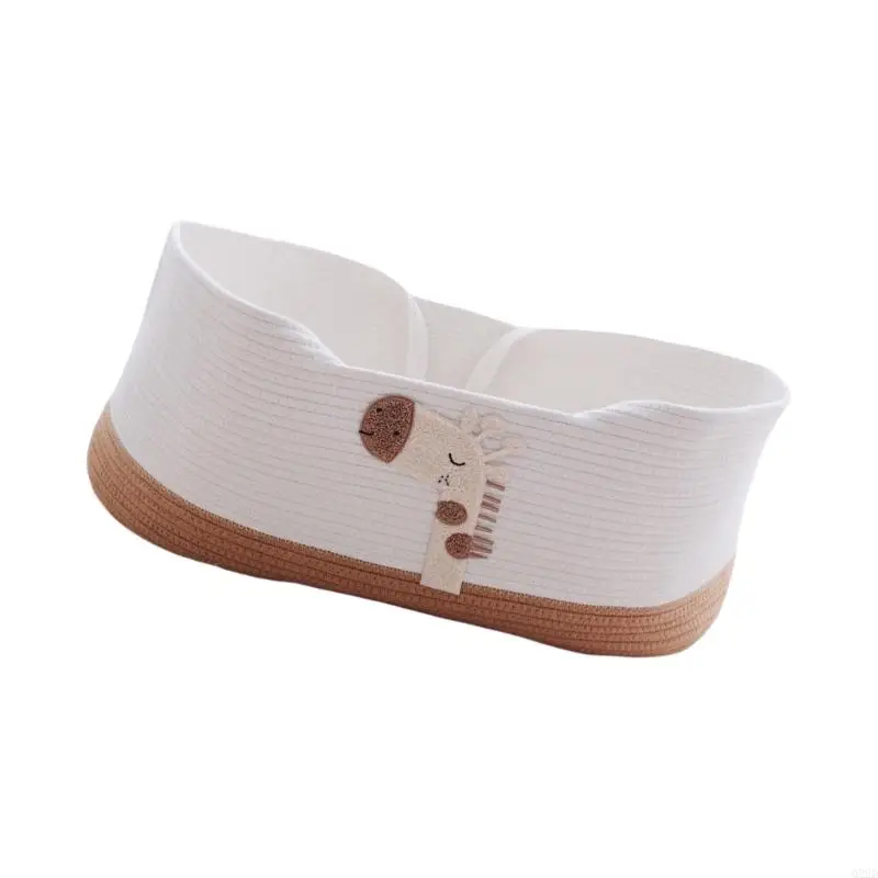 مهد Q22D خفيف الوزن للأطفال الرضع مصنوع من القطن وجيد التهوية للأطفال من عمر 0 ​​إلى 6 أشهر