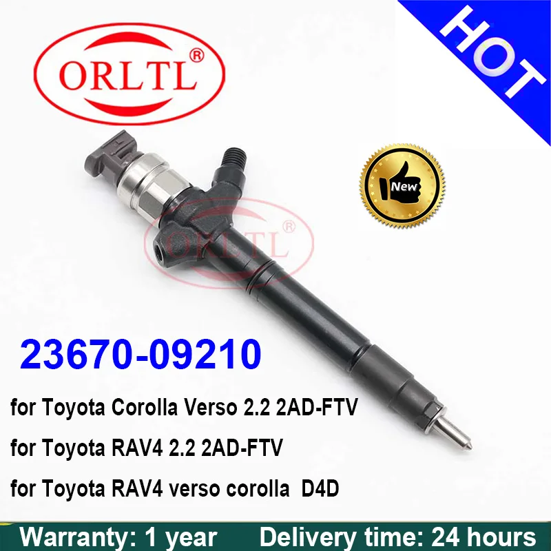 Diesel 2367009210 23670-09210 23670 09210 for Toyota Corolla Verso Verso 2.2 2AD-FTV ORLTL Genuine Fuel Injector Nozzle