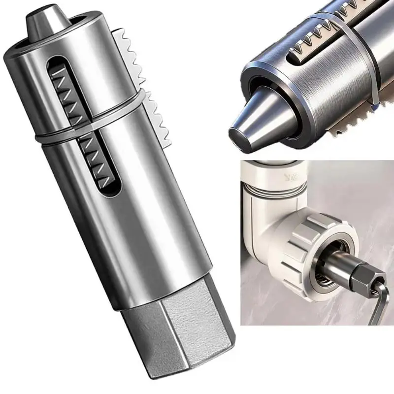 1Pcs High Hardness Adjustable Extraction Diameter 12/14mm Screw Remover Compact And Lightweight Plumbing Tool Extractor
