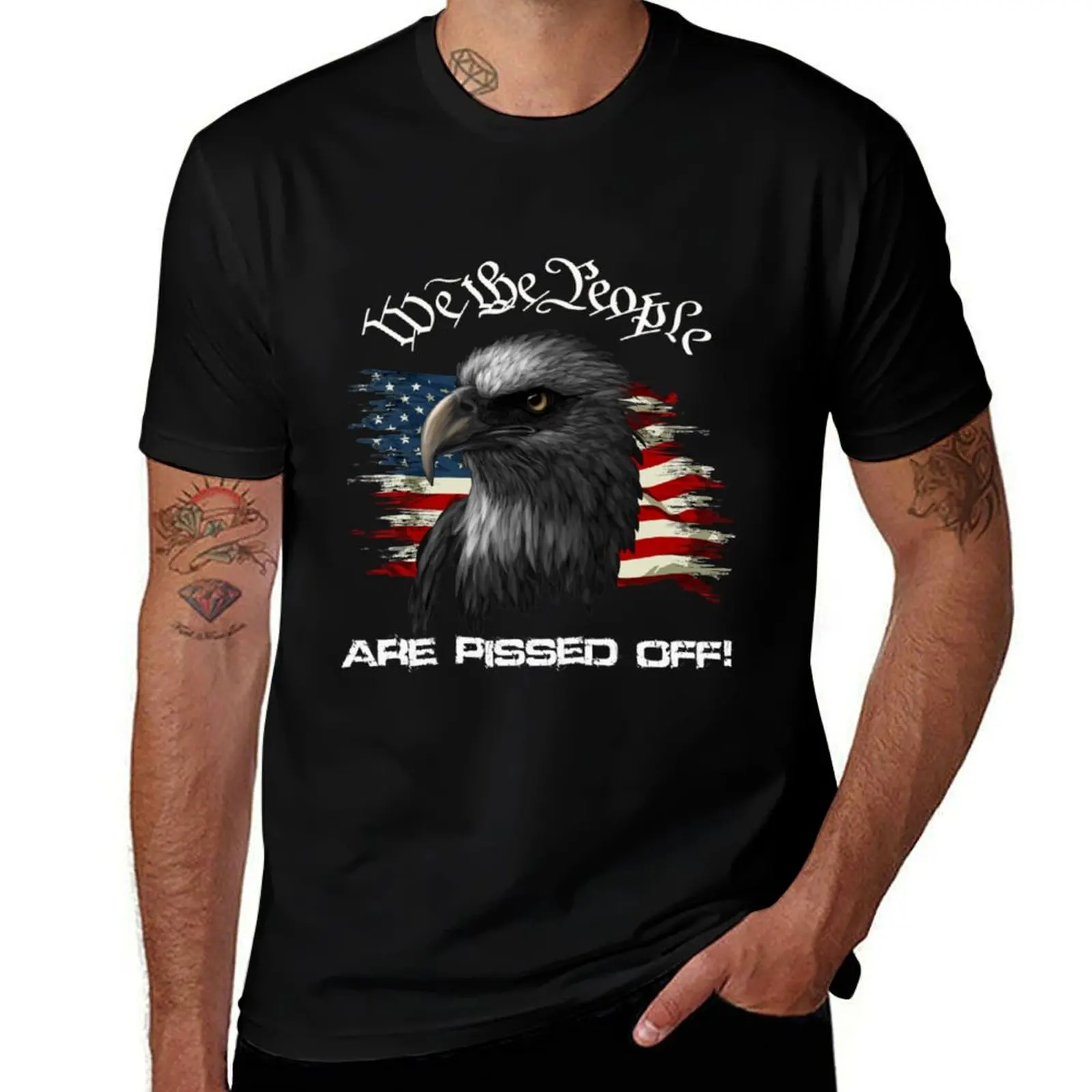 

We the People are Pissed Off T-Shirt cotton graphic tees oversizeds animal prinfor boys mens vintage t shirts