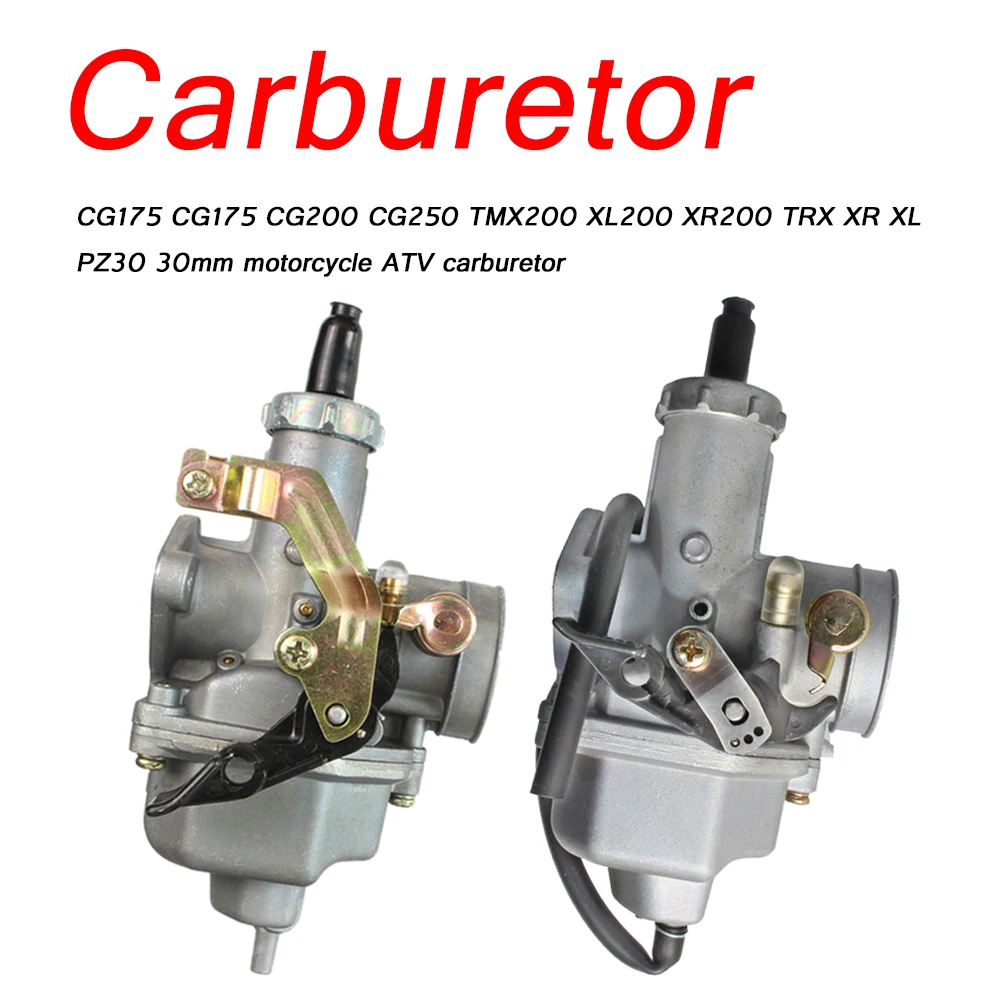 Carburetor Carb For CG175 CG175 CG200 CG250 TMX200 XL200 XR200 TRX XR XL PZ30 30mm Motorcycle ATV