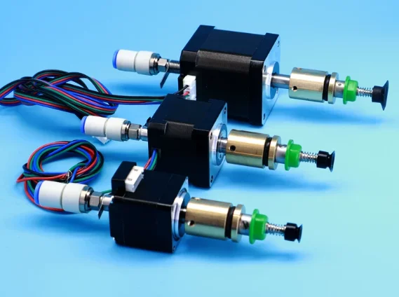 Labeling machine nozzle rotating vacuum suction cup 20 hollow stepping motor mounting head group