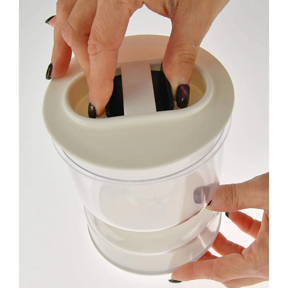 Premium- Jar Dry and Wet Dispenser and Olives Hourglass Jar Container for Home Kitchen Separator Organizer