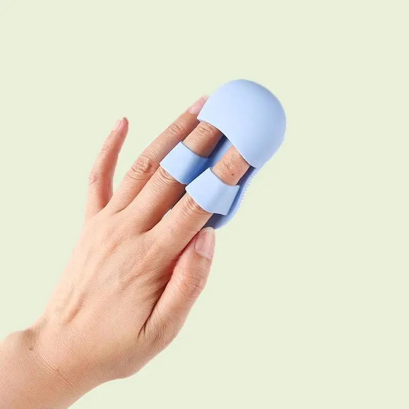 1 Stück Silikon-Gesichtsreinigungsbürste mit feinen Borsten und sanfter Peelingwirkung, ideal für die tägliche Gesichtspflege und die tägliche Gesichtsreinigung. – Detail 4