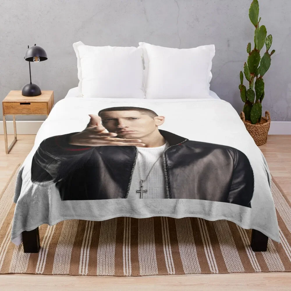 

Eminem Throw Blanket Warm Cozy Throw Blanket for Living Room Couch