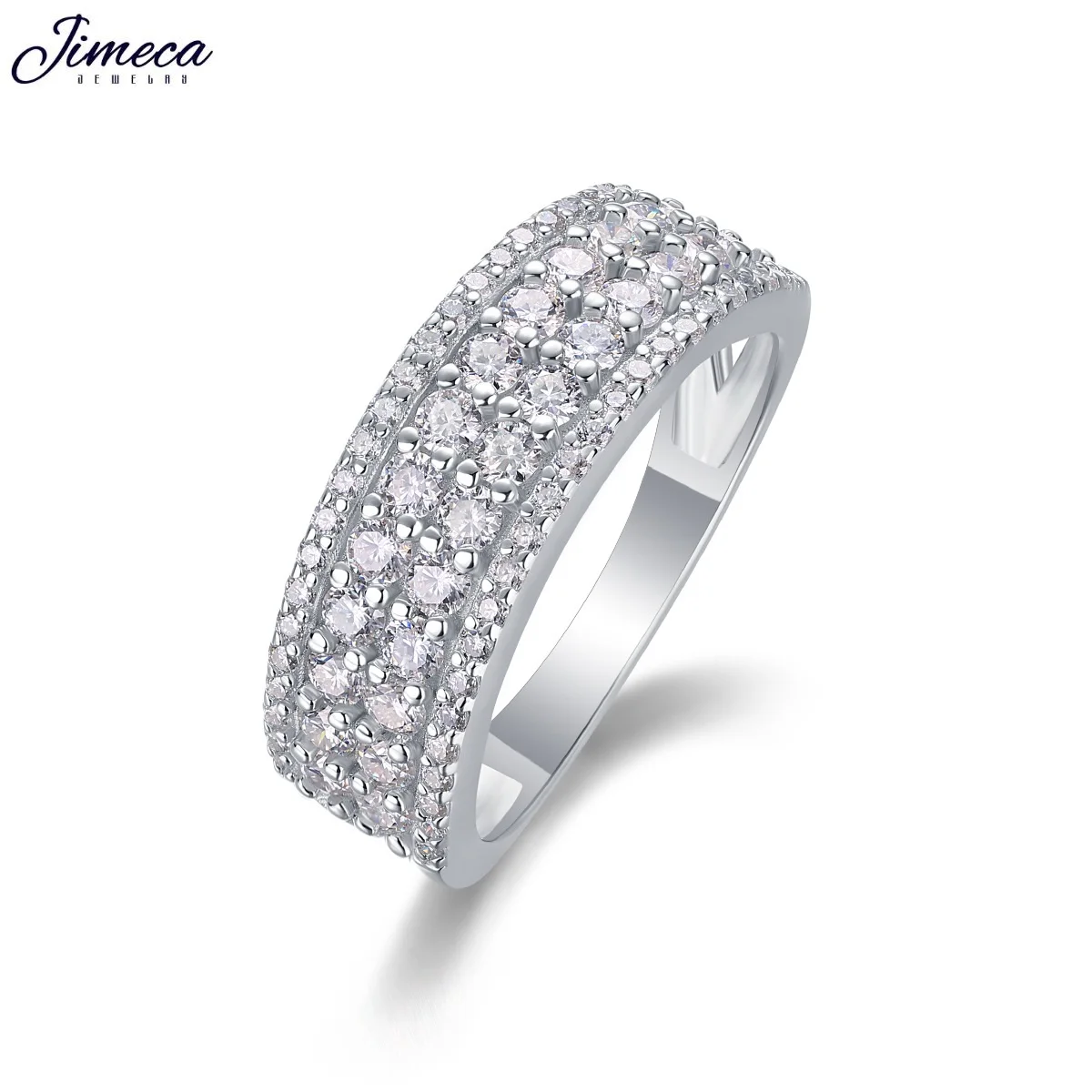 Sparle Moissanite diamond Ring 925 Silver, women's sterling wedding rings, size 5 6 7 8 9 кольцо женское,