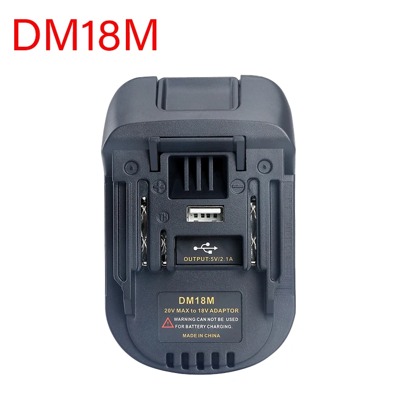 For Dewalt Suitable for Milwaukee Suitable for Makita 18V BL1830 BL1850 DM18M Adapter for Power Tools DM18M Battery Converter