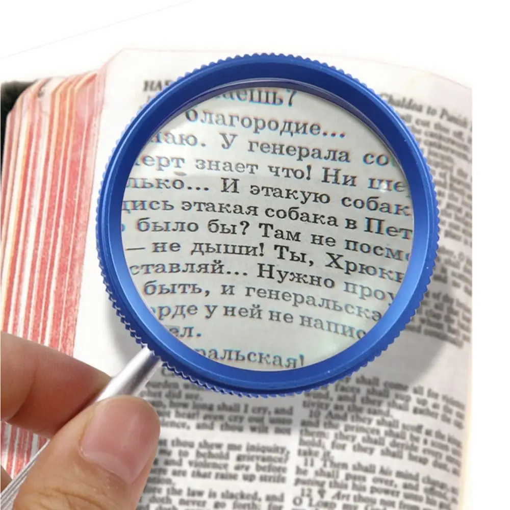 

Detachable Handle 35X Handheld Magnifier Double-Layer Optical Magnifying Glass Easy To Carry Small Magnifying Loupe Coins