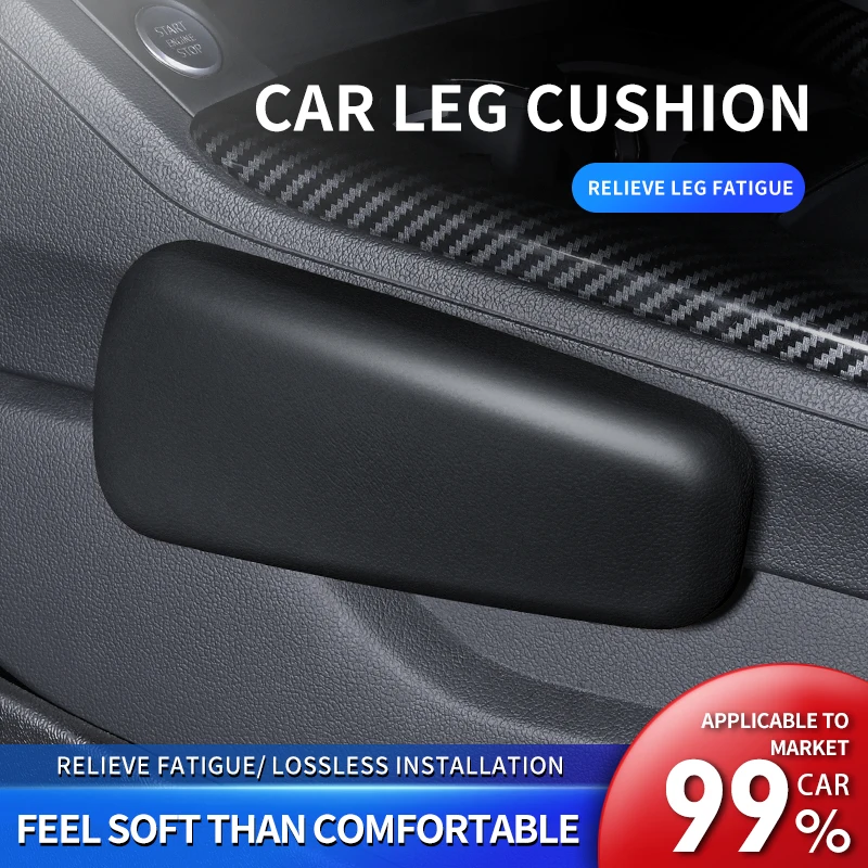 NEW 1PC Car Knee Rest Pad Interior Auto Armrest Pad For Door Central Console Side Protective Pad Pu Leather Soft Relax Pads