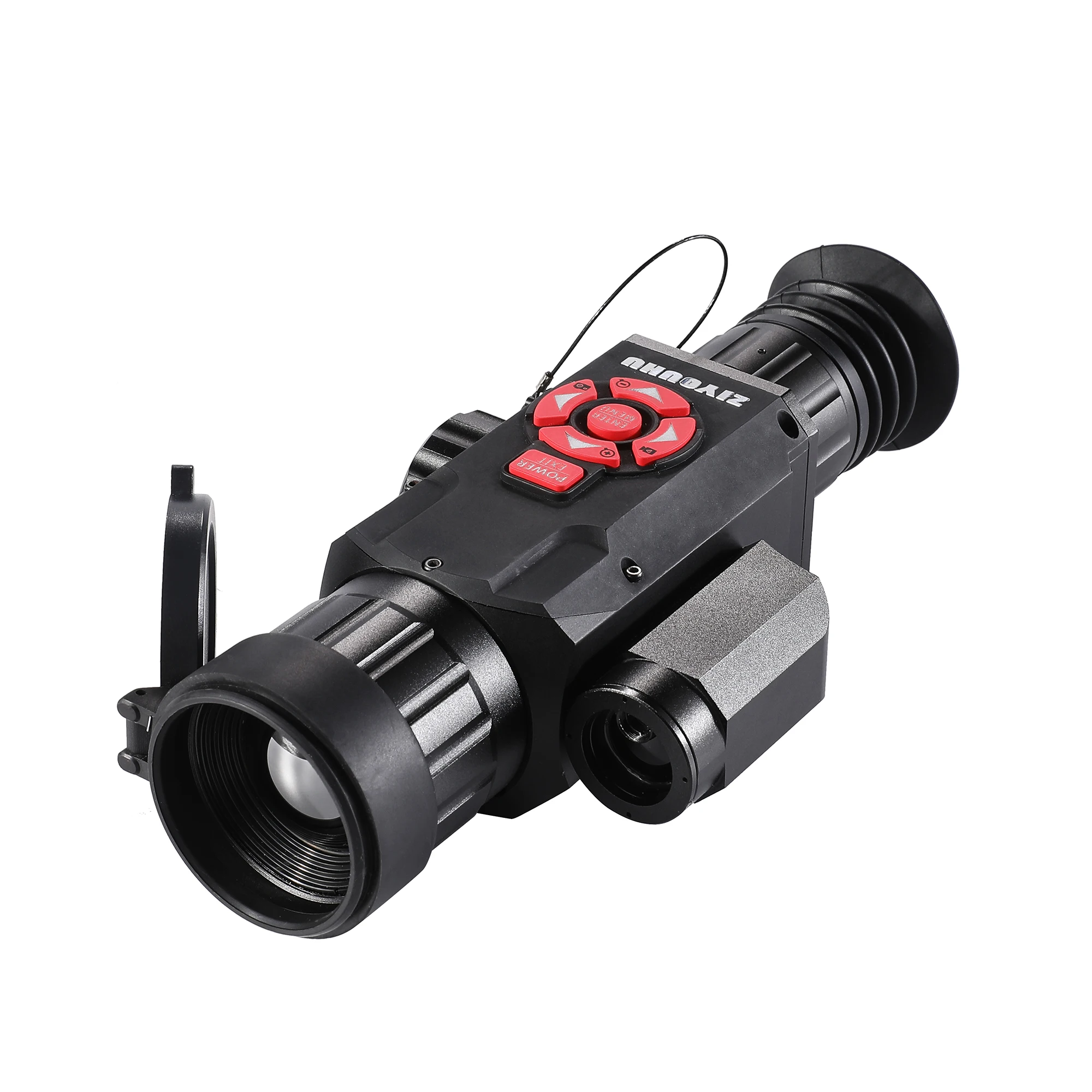 WL-50X Night Vision Scope Multi-function Low Light Monoculars Laser Rangefinder Crosshair Rifle Scope Impact Video for Hunting