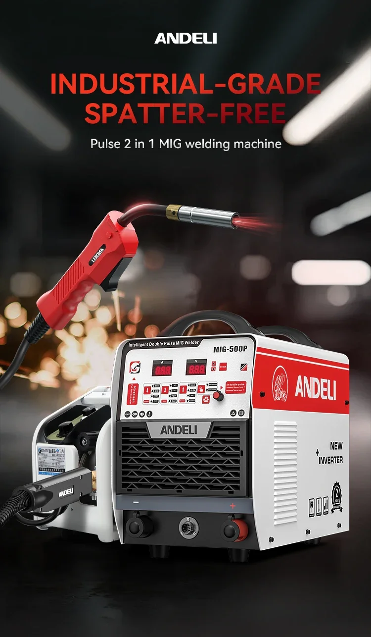 ANDELI MIG315S 220V/380V 315A 20KG Wire Gouge 2 In 1 For ALL Day 24 Hours Heavy Industrial MIG Welding Machine