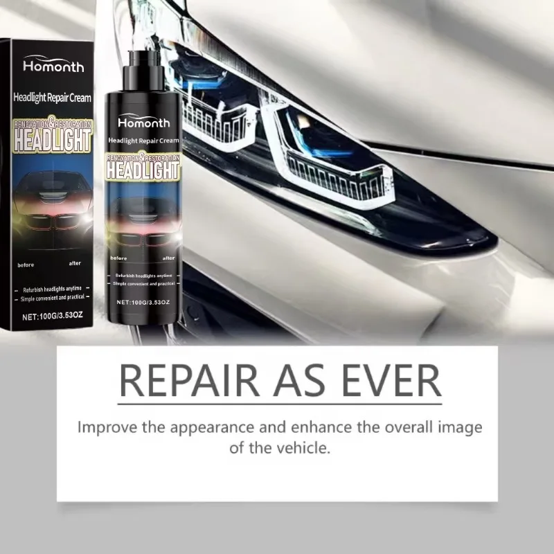 

Significant Effects on Car Headlights and Maintenance Supplies Filling Scratches Repairing Lamp Wear Care and Repair Paste