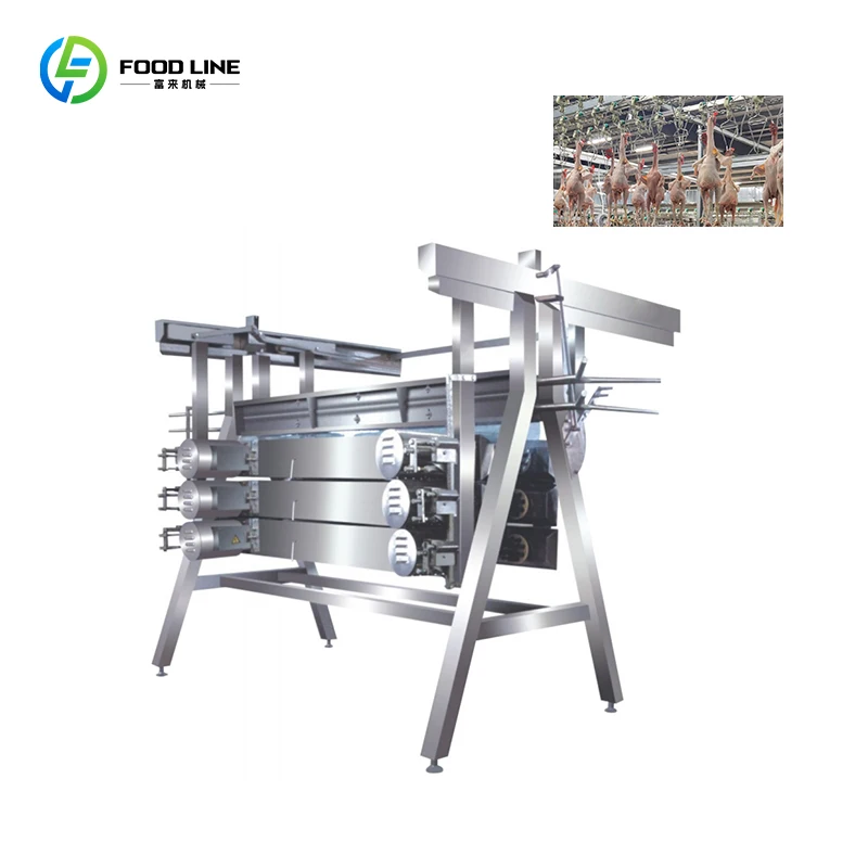 Horizontal Gizzard Degreaser, Deep Processing Machine for Poultry Slaughter Line