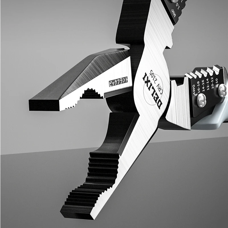 Pince diagonale universelle multifonctionnelle, pince à nez aiguille, outils de quincaillerie, coupe-câble universel, outils à main d'électricien