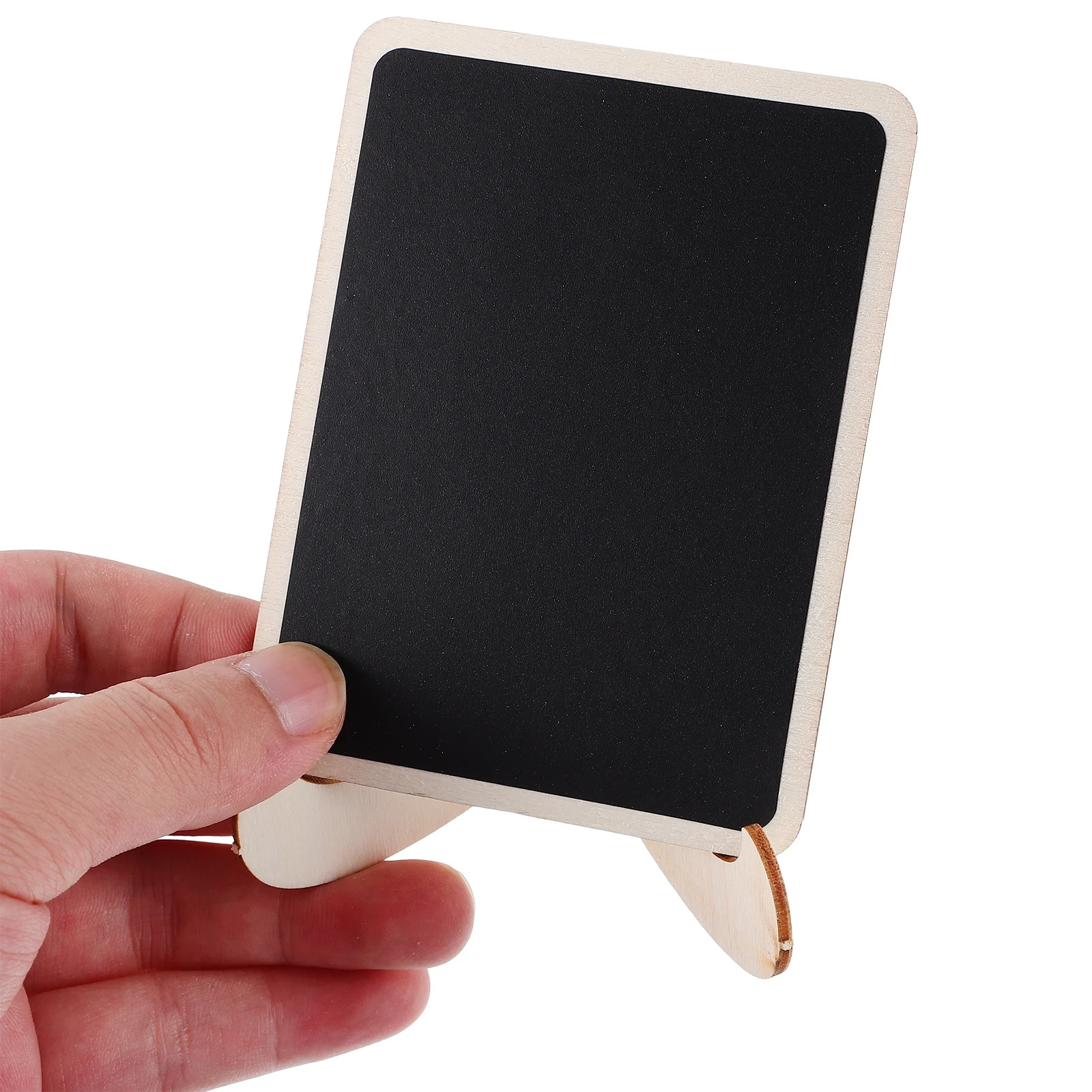 20 Pcs Wooden Mini Blackboard Reusable Chalkboard Label The Sign Signs for Food Chalkboards Buffet