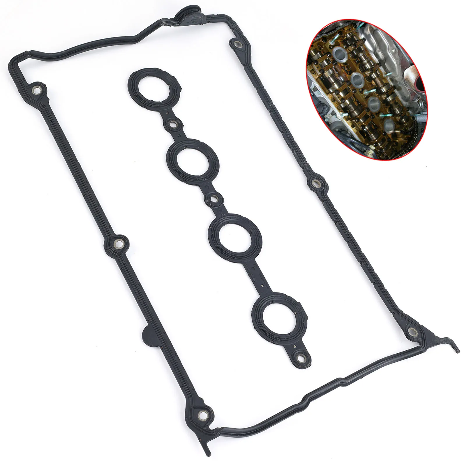 2x Uszczelka pokrywy silnika samochodowego Części zamienne do VW GOLF SEAT MK4 PASSAT AUDI TT 1.8T 1999 2000 2001 2002-2010