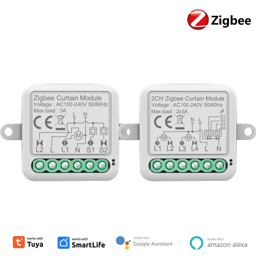 Tuya Smart Switch Modul für Rollläden Rollladen Elektromotor Gang Arbeit mit Alexa Home