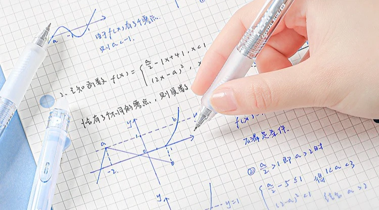 Planwith 3 Teile/satz Löschbaren Gel Stift Schreibwaren Student Schule Acsesories Stift 0,5mm Kristall Blau Tinte Seite Drücken Schreiben liefert – Detail 9