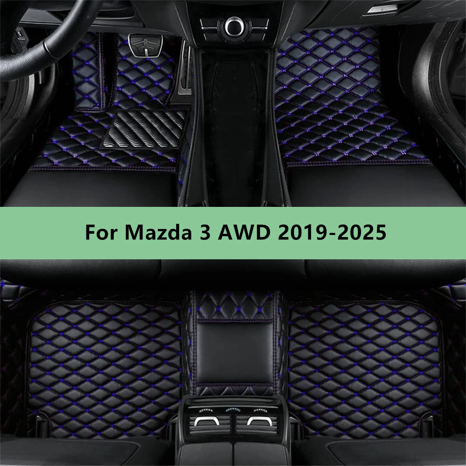 

Custom Car Floor Mats For Mazda 3 AWD 2019-2025 Car Floor Mats For Men Women Car Accessories