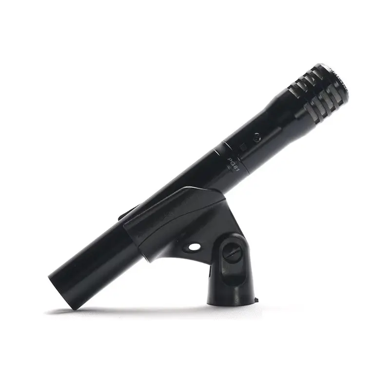 

[EYEL!NEW!】 PG81 Instrument Stage Performance Cardioid Condenser Microphone Professional For Drum Pickup