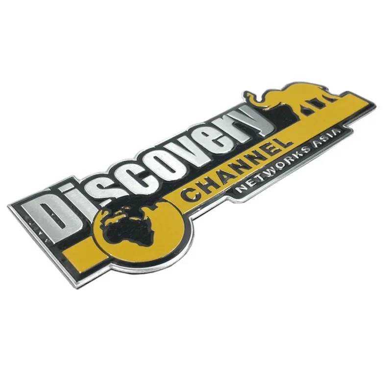 Car Styling DISCOVERY CHANNEL Emblem Badge Sticker Vehicle Truck Car Body Decal Networks ASIA 3D Sticker Auto Accessories - view 5