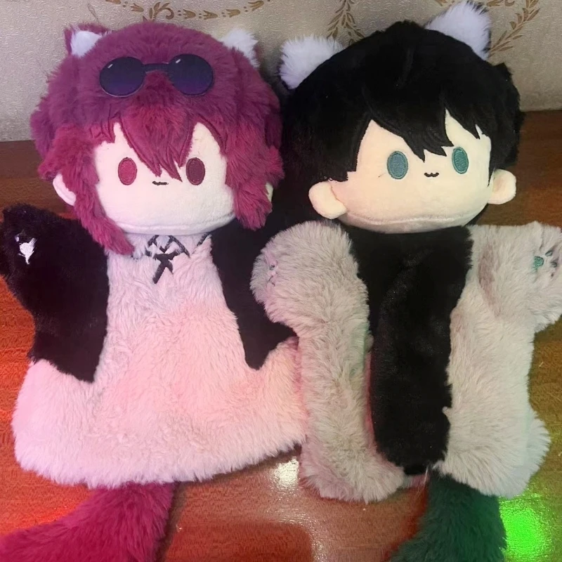 Anime Honkai: Star Rail Kafka Jing Yuan Cosplay Fluffy Hand Puppet Cartoon Fuzzy Doll Hands Control Maumet Plaything Xmas Gift