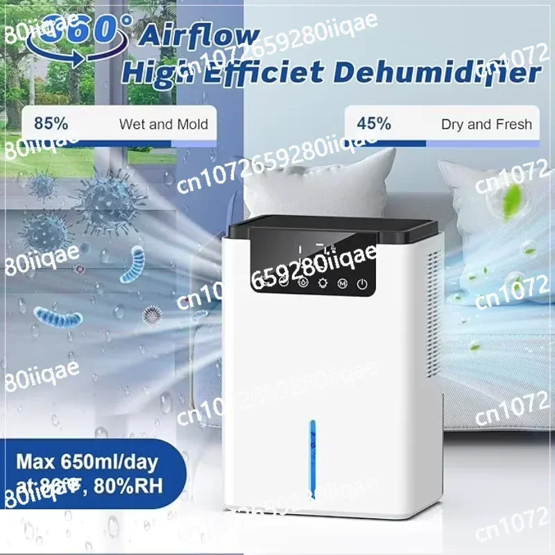 2500 ml household dehumidifier Electric household dehumidifier Smart household air defrost dehumidifier