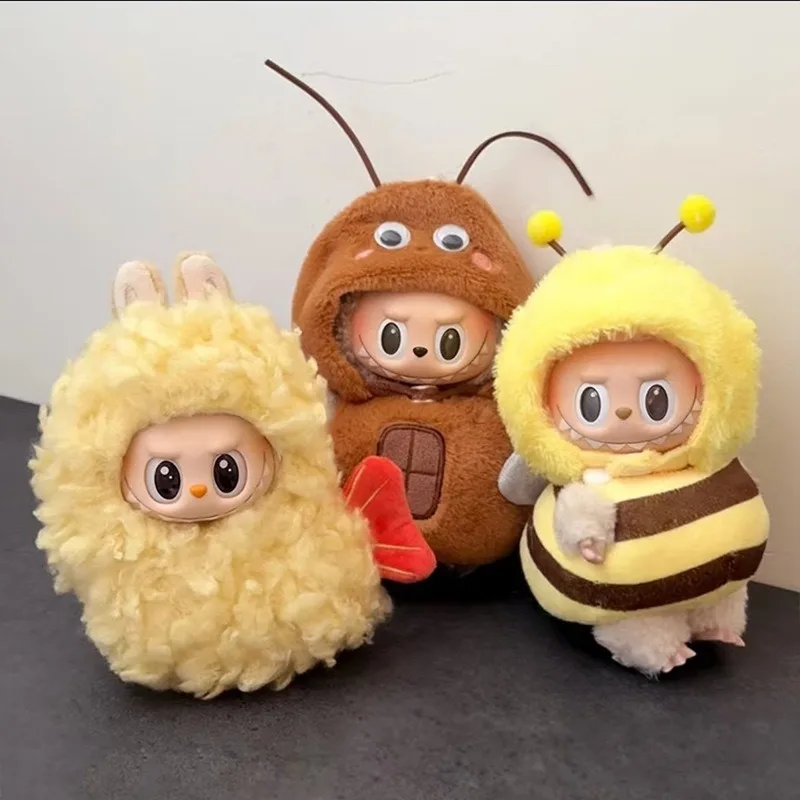 

2025 New Shrimp Costume Set for 1st/2nd/3rd Gen Labubu Doll,Cute Changeable Outfit with Accessories,Vinyl Toy Fashion Collection