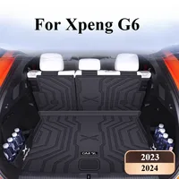 For Xpeng Xiaopeng G6 Rear Seat Backrest Protective Pad Trunk Mat Anti-Kick Pad Car Interior Accessories 2023 2024 2025