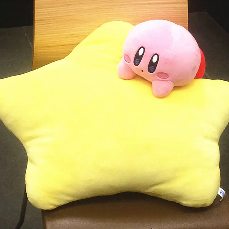 

54cm Cartoon Cute Figure Kirby Five-pointed Star Large Sofa Cushion Pillow Christmas Gifts for Children