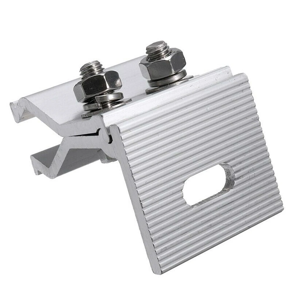 Mounting Bracket Solar Panel Stainless Steel 4pcs Anodizing Mounting Bracket Sliver And Boat Clear Mill Finish