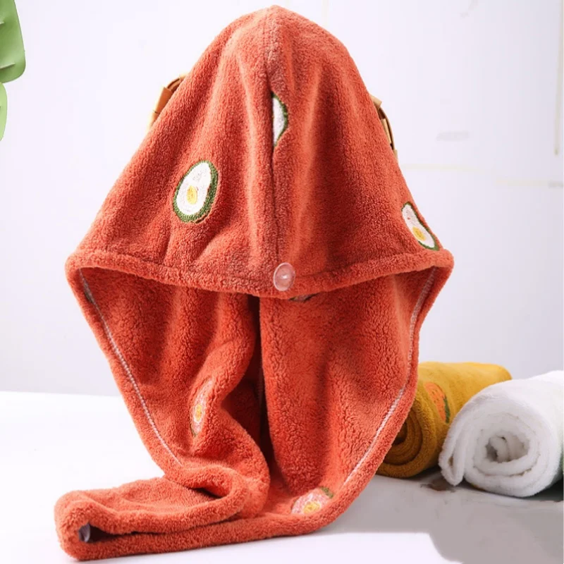 Microfiber Towel for Ladies, Long Hair, Quick Drying, Absorbent, Shower Cap, Bath Cap, Bathroom Accessories, Soft, 1Pc