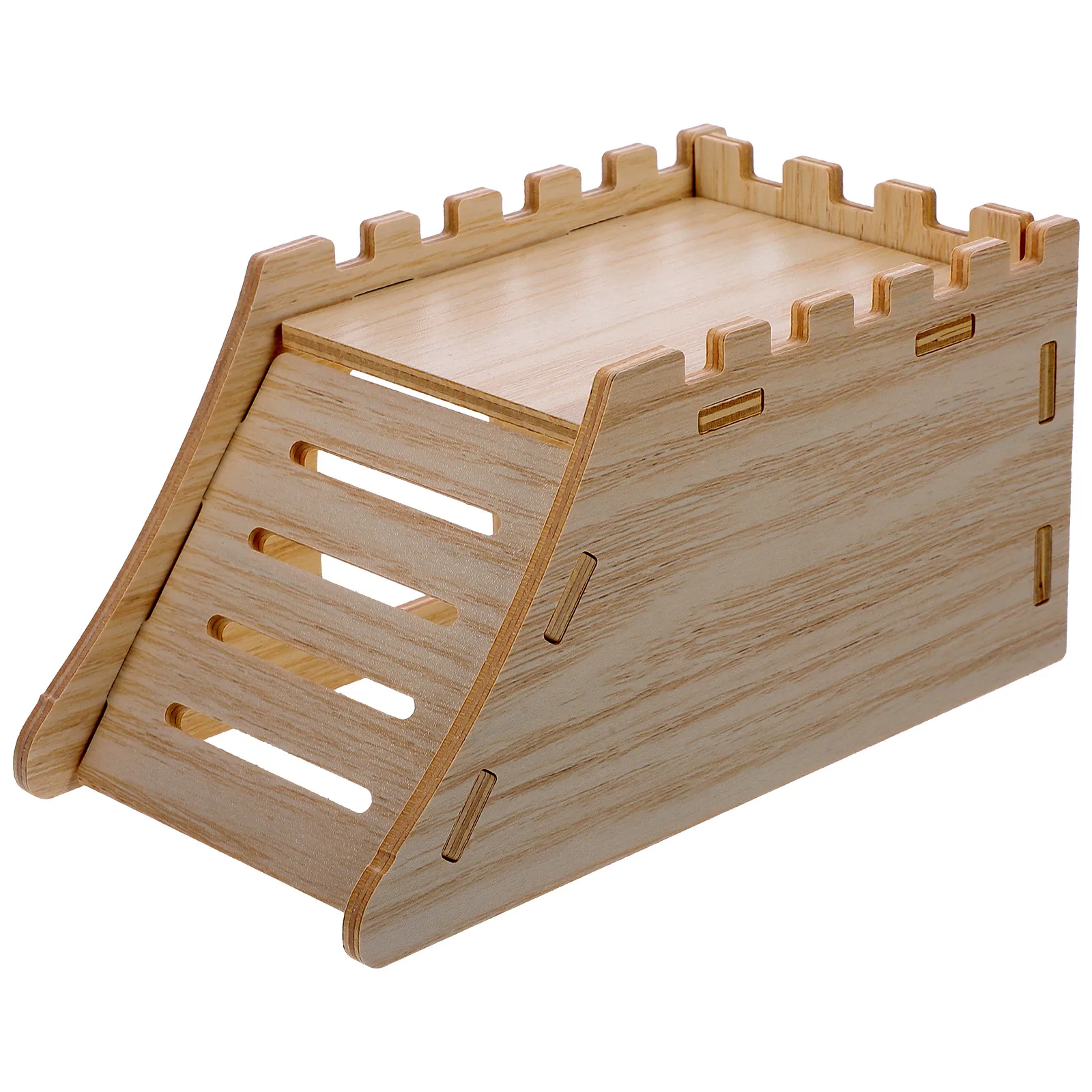 

Wooden Maze House Hideaway for Hamster Guinea Pig Chinchilla Toys Pet Cage Decor Accessories Safe Reusable Play Sleep Rest