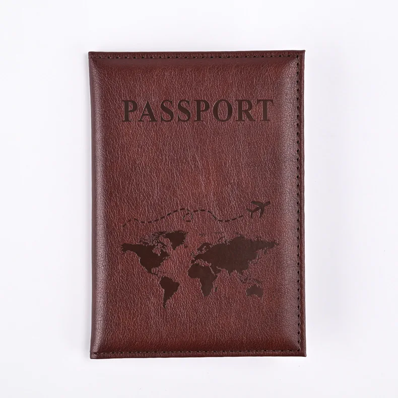 Colorful PU Passport Holder Ticket Passport Covers Travel Passport Protective Cover ID Credit Card Holder Travel Accessories