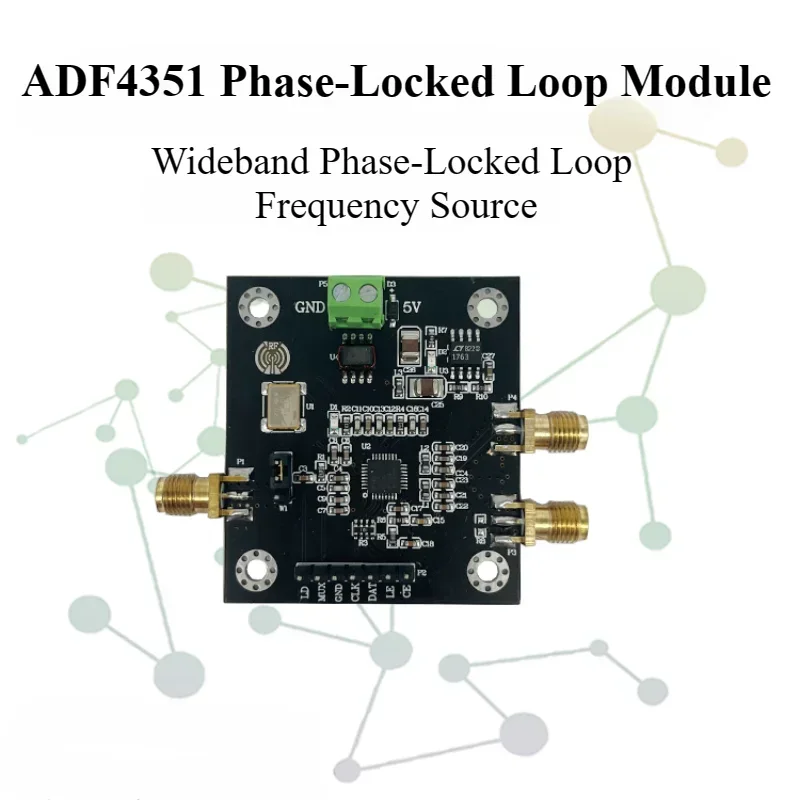 ADF4351 PLL Module - 35M-4.4GHz Wideband RF Signal Source Frequency Synthesizer
