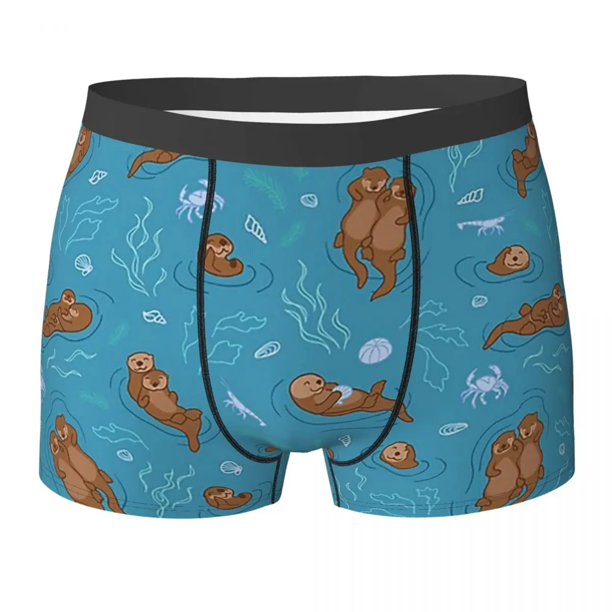 

Boxer Underpants Shorts We Love Each Otter Panties Male Ventilate Underwear for Homme Man Boyfriend Gift