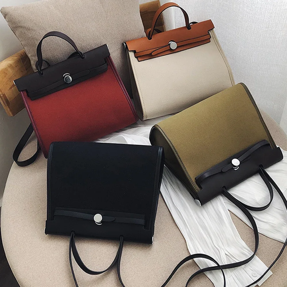 Luxury Patent Leather Women\'S Bag Herbag liner zipped Handbags Contrast Color Hand Bill of lading shoulder Bag handtassen dames