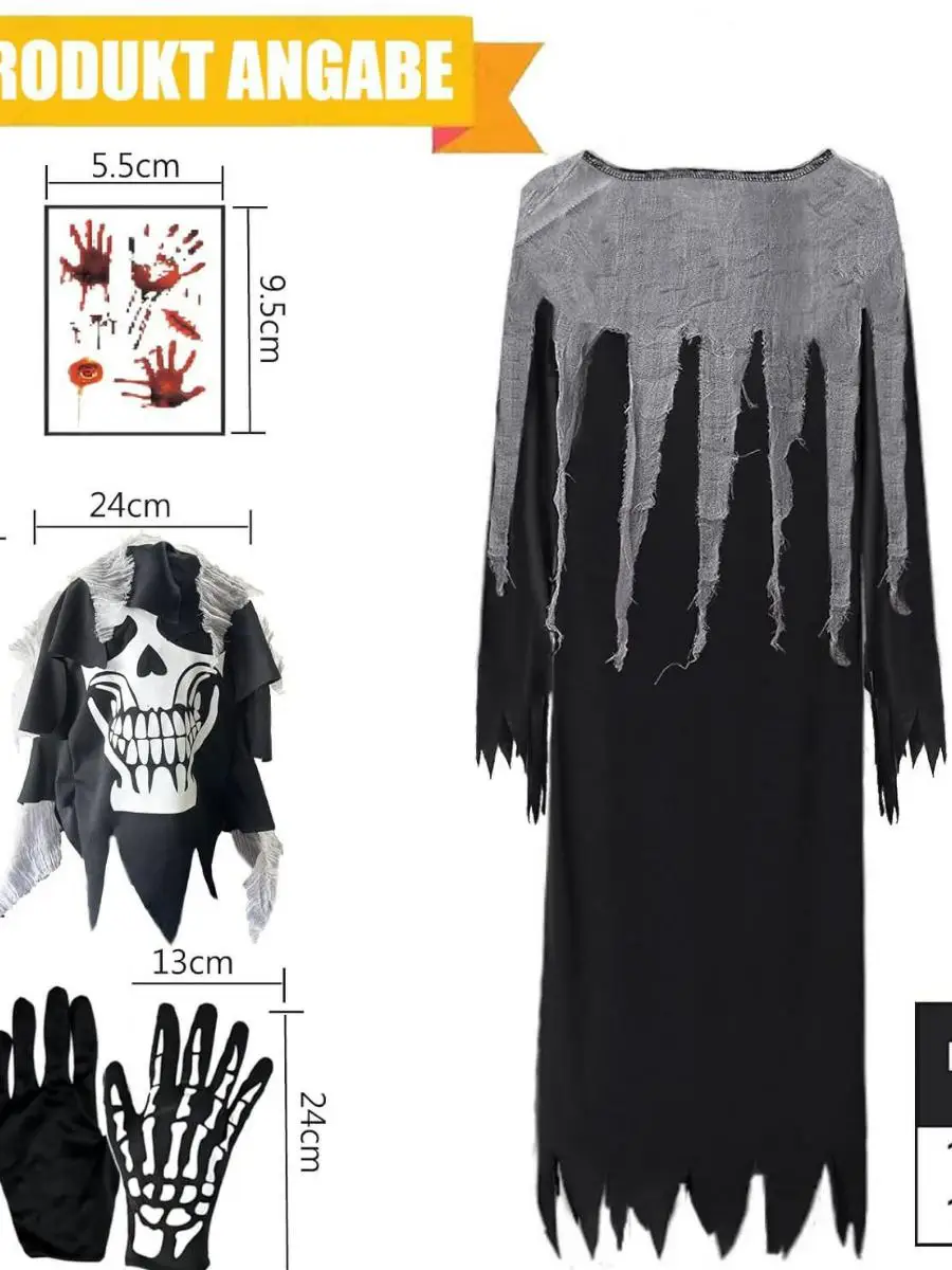 Neue Halloween Zauberer Cosplay Erwachsene M Hexe Kostüm Par Maskerade Tanz Performance Kleidung Polyester Material
